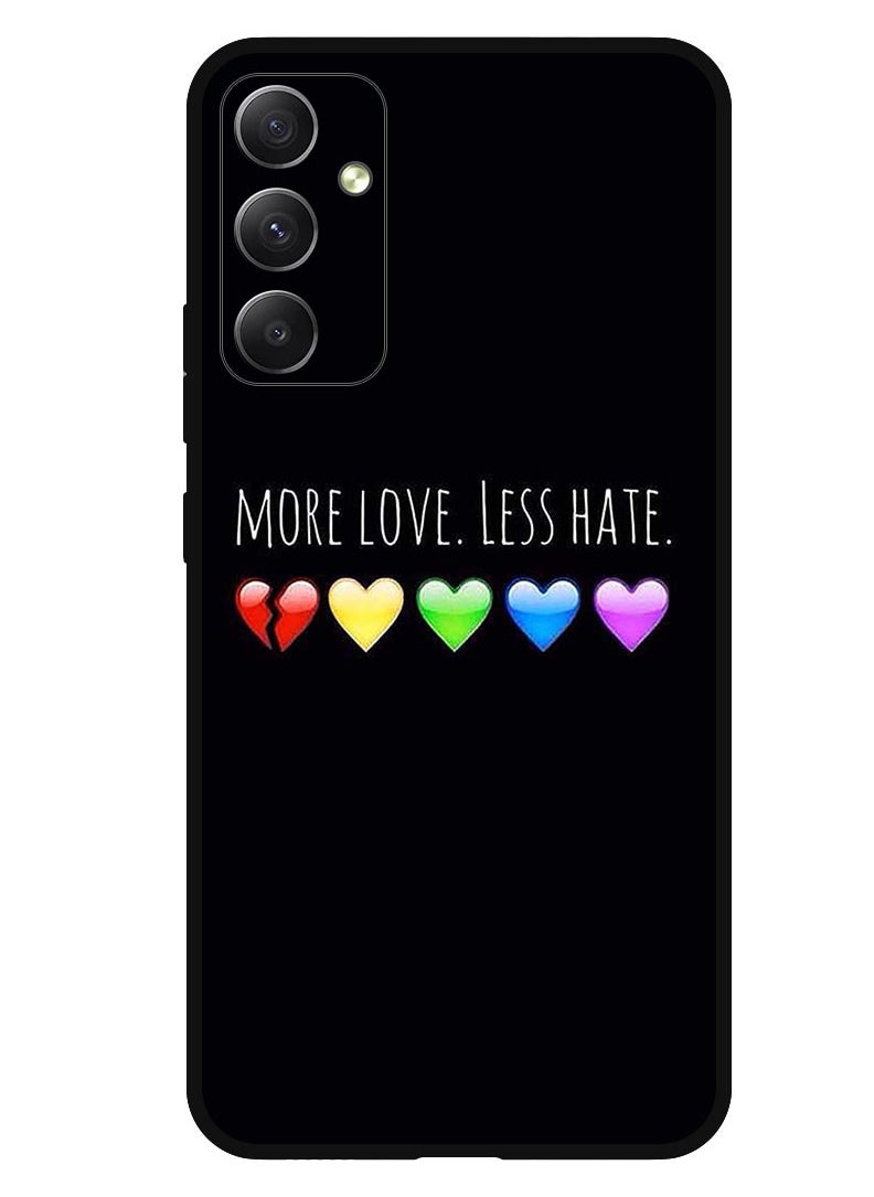 Theodor Protective Case Anti Scratch Shock Proof Bumper Cover For Samsung Galaxy F54 More Love Less Hate  - Image 1