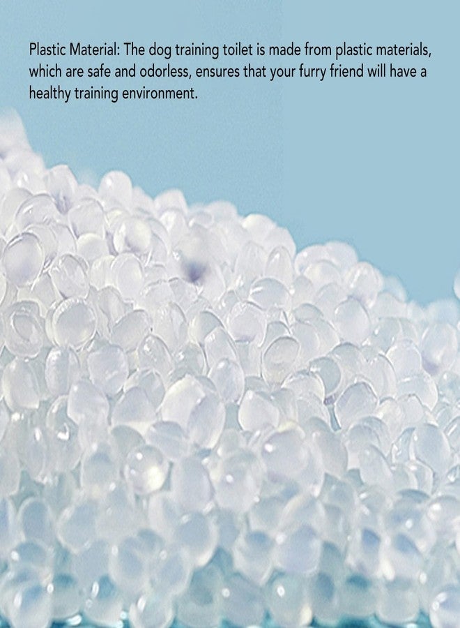 زيروديس صينية تدريب الجراء على استخدام المرحاض، مرحاض تدريب الجراء المحمول المصنوع من شبكة، مرحاض تدريب الكلاب مع عمود حائط وصينية قابلة للإزالة لحصيرة التبول للحيوانات الأليفة الكبيرة والصغيرة والمتوسطة (أسود) - Image 4