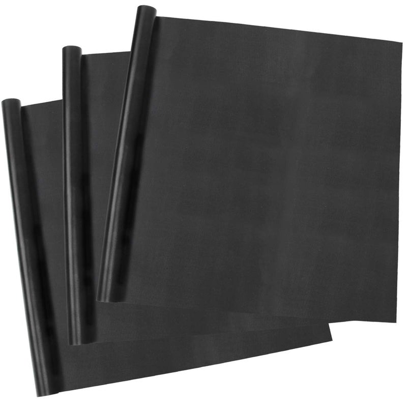 3 Set Nonstick Oven Liner for Bottom of Electric 16x20 inch Thick Heavy Duty Teflon Oven Liner Reusable BBQ Grill Mat Easy to Clean Barbecue Grilling Mat