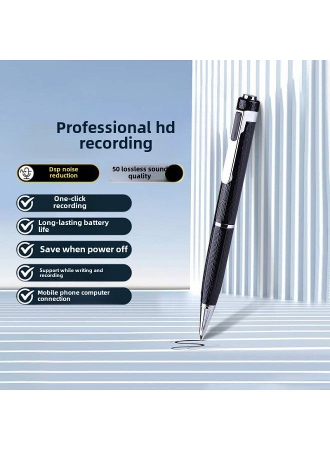 Recording Pen Professional HD Noise Reduction Conference Large Capacity Equipment Carry-on Text Transfer Lawyer Artifact-Body Color:Android Flagship Version [one-click Recording + Digital Noise Reduction + Timestamp + Android Phone Playback]-Memory Capacity:32gb-official Standard Configuration