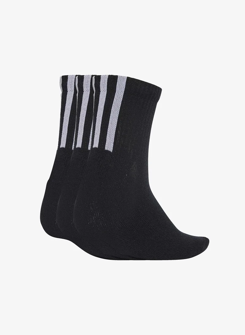 Adidas Originals  adidas 3S 1/4 Socks 3P Black Originals Socks  | Best Price UAE