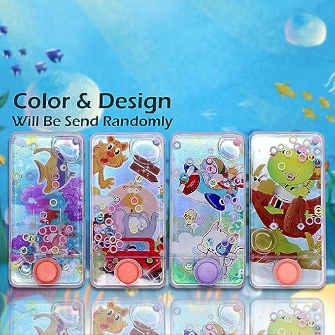 HANDHELD WATER GAMES WATER RING MINI TOYS MULTI COLOR RING TOSS GAME WITHOUT WATER ROAD TRIP TRAVEL - Image 4