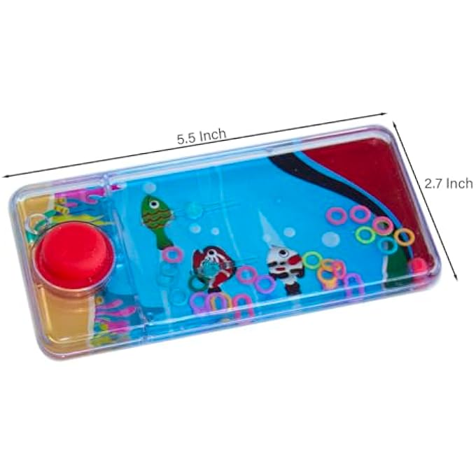 HANDHELD WATER GAMES WATER RING MINI TOYS MULTI COLOR RING TOSS GAME WITHOUT WATER ROAD TRIP TRAVEL - Image 2