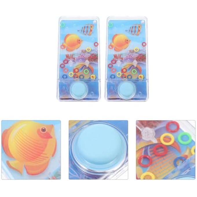 HANDHELD WATER GAMES WATER RING MINI TOYS MULTI COLOR RING TOSS GAME WITHOUT WATER ROAD TRIP TRAVEL - Image 5