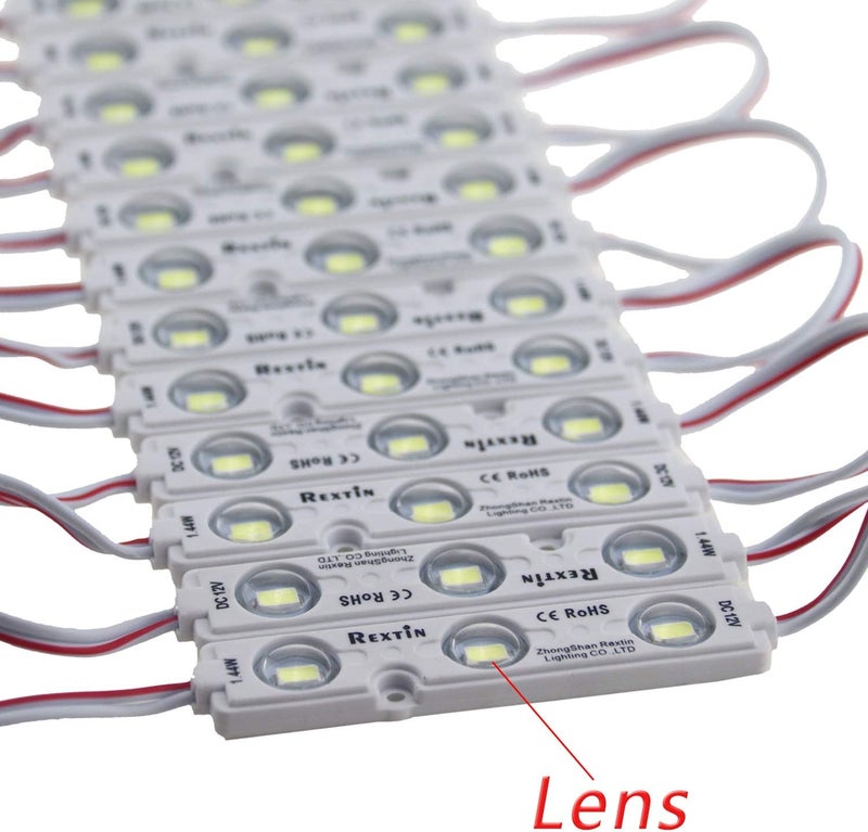 REXTiN Super Bright 200pcs 3 LED Module Blue 5630 5730 SMD Waterproof Decorative Light - Image 3