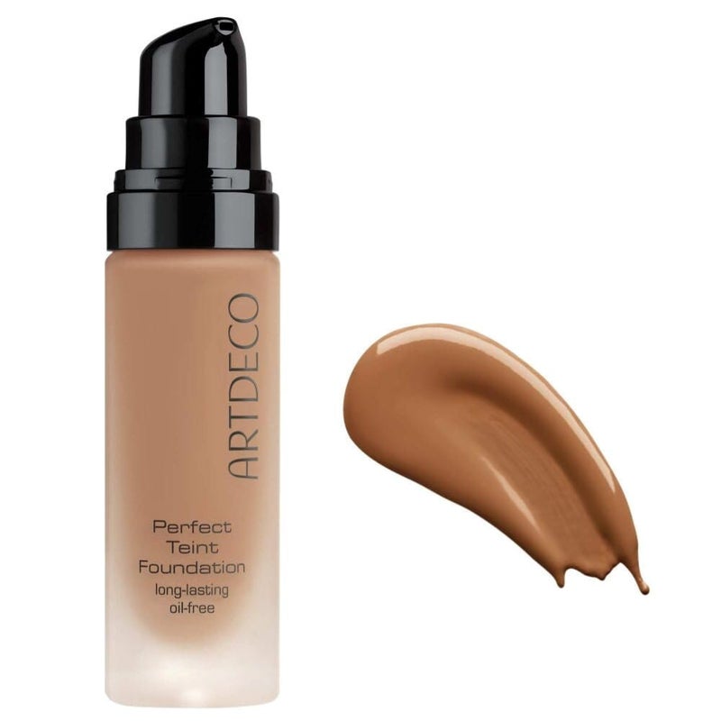 ARTDECO Perfect Teint Foundation  Warm Butter Pecan  Lightweight Liquid Formula  Medium to Full Coverage  Without MaskLike Effect  Vegan Makeup  Hyaluron  067 Fl Oz