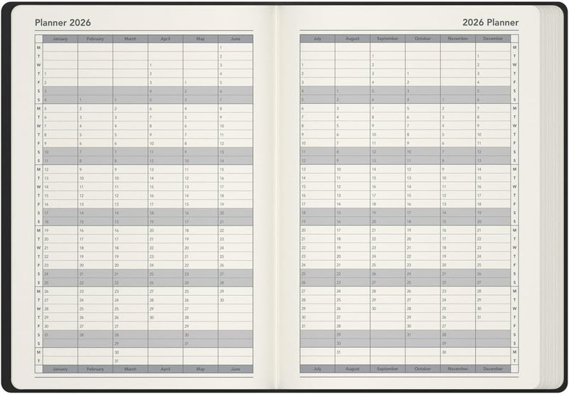 Collins - Legacy - 2026 12 Month Calendar Year Planner, Day-To-Page with 1/2 Hourly Appointments Diary, A5 Hard Cover - Lilac (CL51.55-26) - Image 5