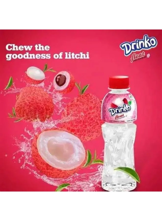 PRAN Drinko Float Litchi Drink 24 × 250ml | Refreshing Carbonated Fruit Beverage Pack - Image 3