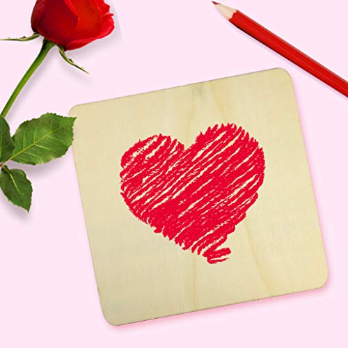 obmwang 6 Pieces 8 x 8 inch Unfinished Square Blank Wood Pieces Wooden Square Cutouts for DIY Crafts, Coasters, Pyrography, Painting, Photo Props and Decorations - Image 4