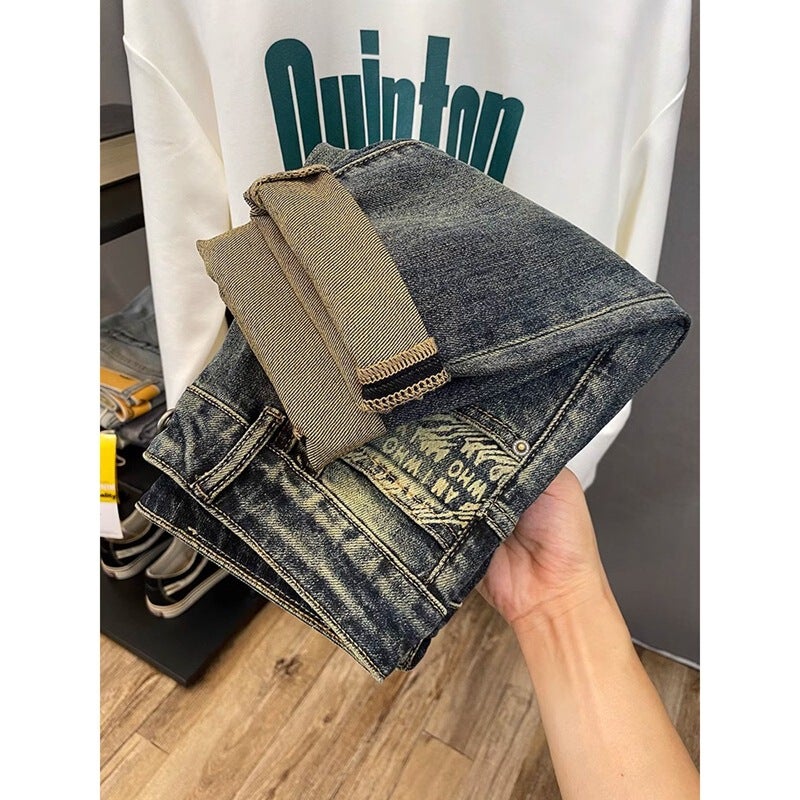 Unisex Classic Denim Jeans Loose Fit Daily Outdoor Wear - Image 3