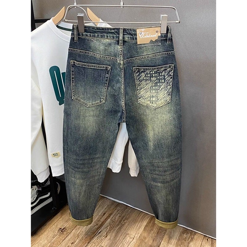 Unisex Classic Denim Jeans Loose Fit Daily Outdoor Wear - Image 5