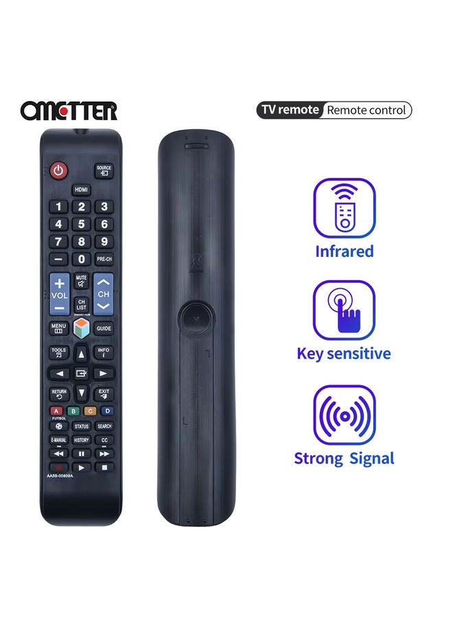 OMETTER AA59-00809A For Sumsung Smart TV Remote Control UN40H5203AFXZA UN55H6203AFXZA - Image 1
