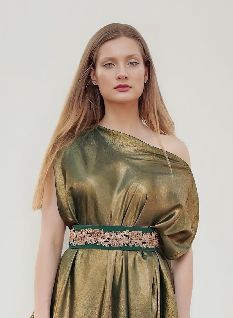 ECSTACY Shimmer drape dress  - Image 3
