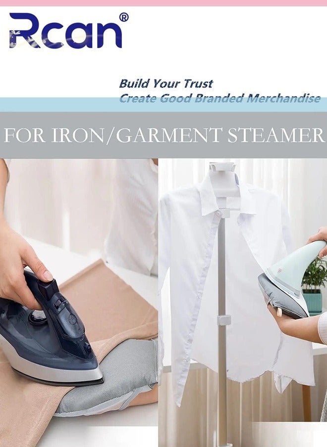 Rcan Garment Steamer Ironing Glove, Waterproof Anti Steam Mitt with Finger Loop, Heat Resistant Gloves for Clothes Steamers, Handheld Complete Care Protective Garment Steaming Mitt  - Image 4