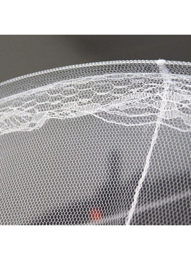 erorex Round Hoop Bed Canopy Mosquito Net For Fit Crib Twin Full Queen King  - Image 4