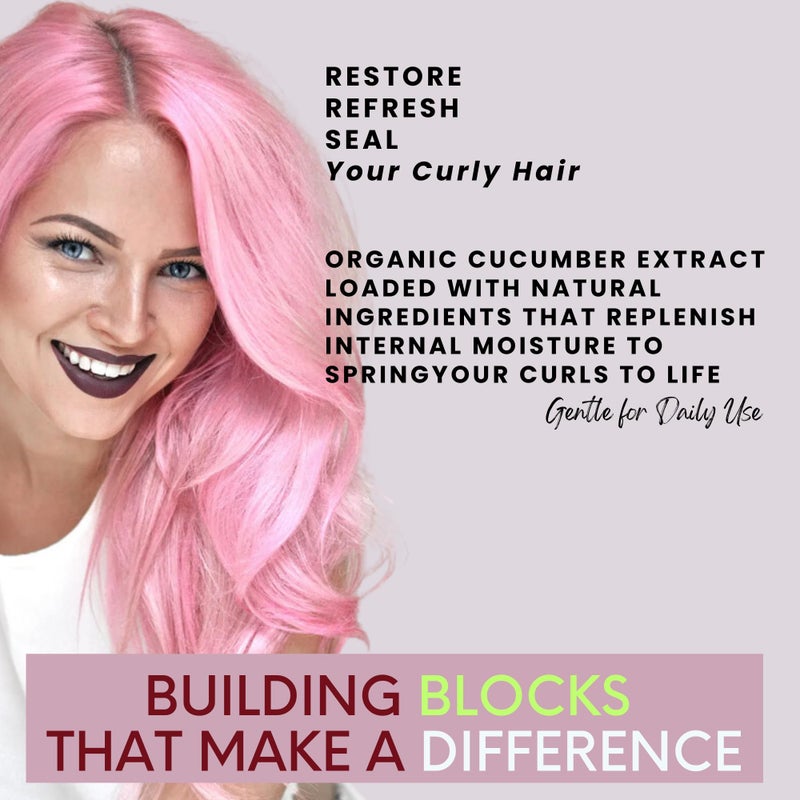 DermOrganic Curl Conditioner - Detangles, Greater Curl Separation and Bounce, Controls Frizz, Adds Shine & Volume, 17 oz - Image 4