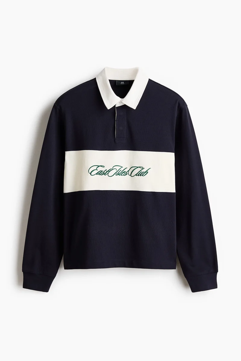 Regular Fit Cotton rugby shirt