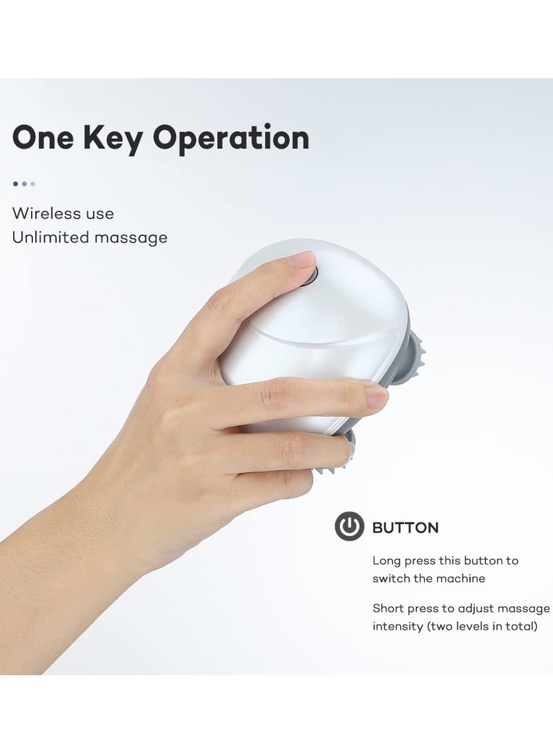 Electric Scalp Massager Handheld Waterproof Head Massager Portable Head Scratcher Massager for Hair Growth Full Body Massage - Image 4