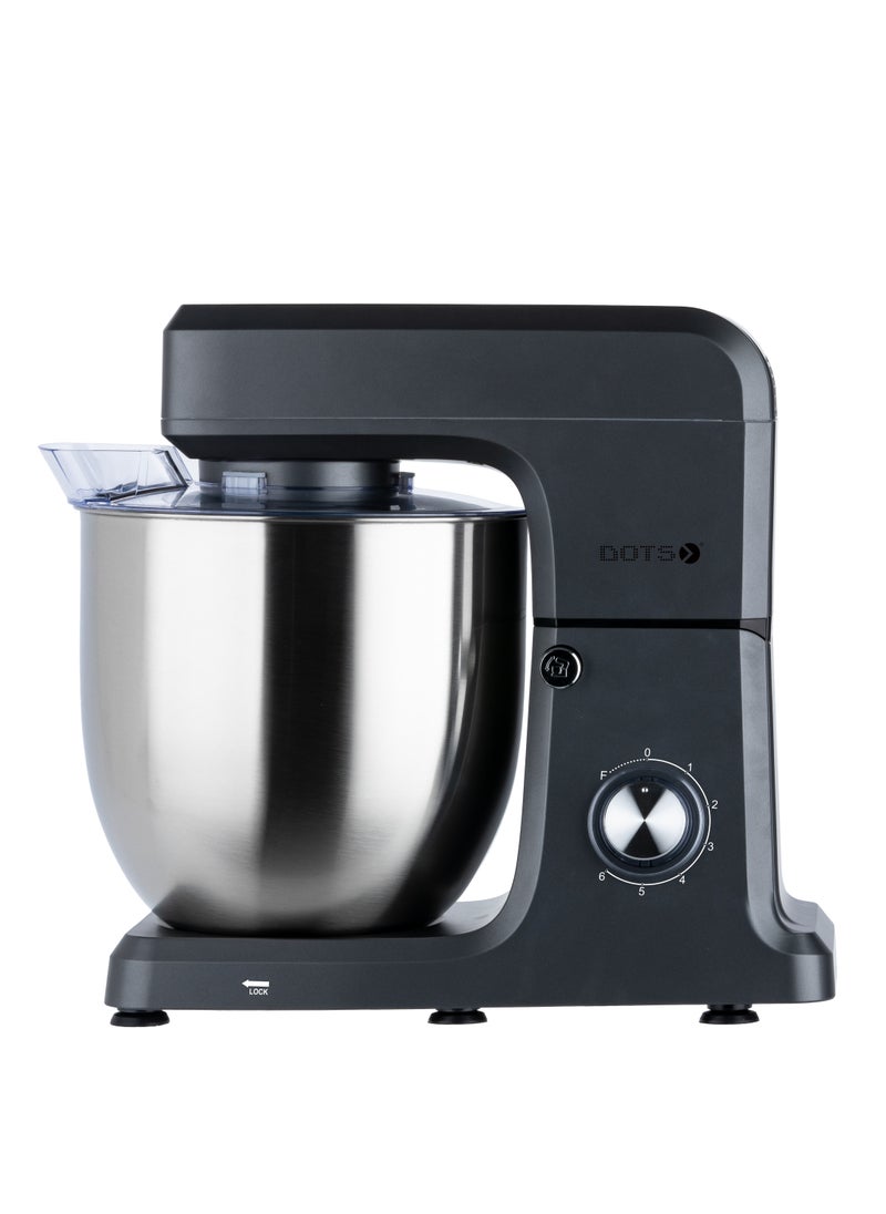DOTS - DOTS 12 litre 1100W electric mixer 6 speeds + pulse brewing function Whisk Hook whisk Dishwasher safe Full metal planetary transmission with locking function - Image 1