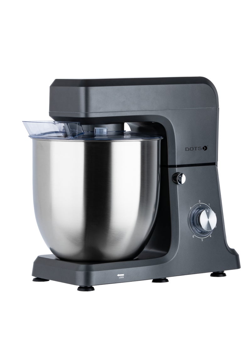 DOTS - DOTS 12 litre 1100W electric mixer 6 speeds + pulse brewing function Whisk Hook whisk Dishwasher safe Full metal planetary transmission with locking function - Image 1