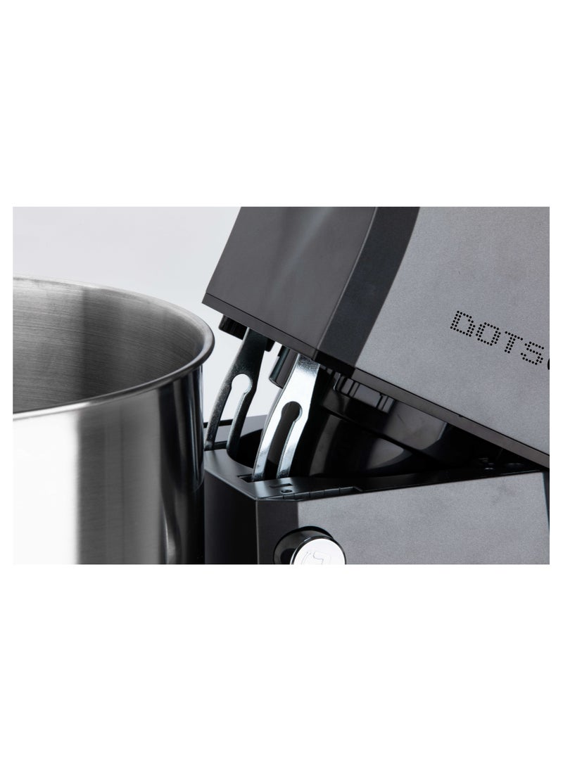 DOTS - DOTS 12 litre 1100W electric mixer 6 speeds + pulse brewing function Whisk Hook whisk Dishwasher safe Full metal planetary transmission with locking function - Image 1