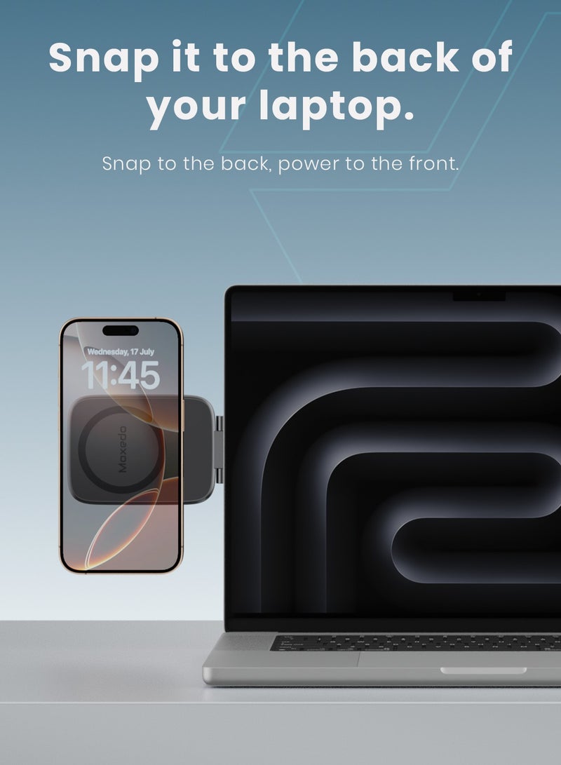 Moxedo Magnetic Phone Holder Stand Foldable for Dashboard, Desktop and Car Screen Compatible for iPhone 16 15 14 13 12 Pro Max/Pro/Mini - Image 5