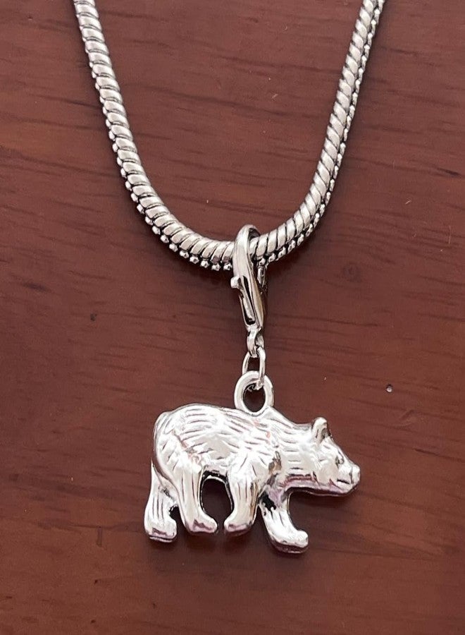 AMOBESTER Bear Clip-on Charm - Polar Bear American 3D Two-Sided Charm with 'A Hug For You' Greeting Card for Animal Lovers - Mother's Day - Image 4