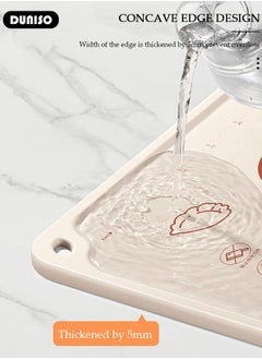 DUNISO Silicone Baking Mat for Rolling Dough Non Slip-Silicone Dough Mat for Counter, Waterproof Silicone Pastry Mat, Reusable Non Stick Baking Mat with Dough Cutter Pastry Brush Rolling Pin And Storage Bag for Cookies, Bread, Pizza, Fondant  - Image 5