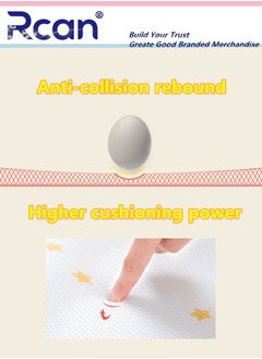 Rcan One Piece Breathable Crib Liner Soft Cotton Newborn Bed Bumper Pad Crib Cushion for Baby Boys and Girls  - Image 4