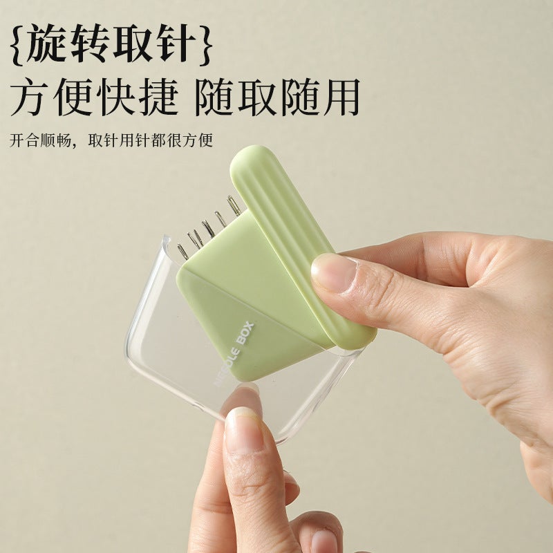 Magnetic Sewing Pin Box with Lid, Dustproof, Thickened, Simple Style - Image 3