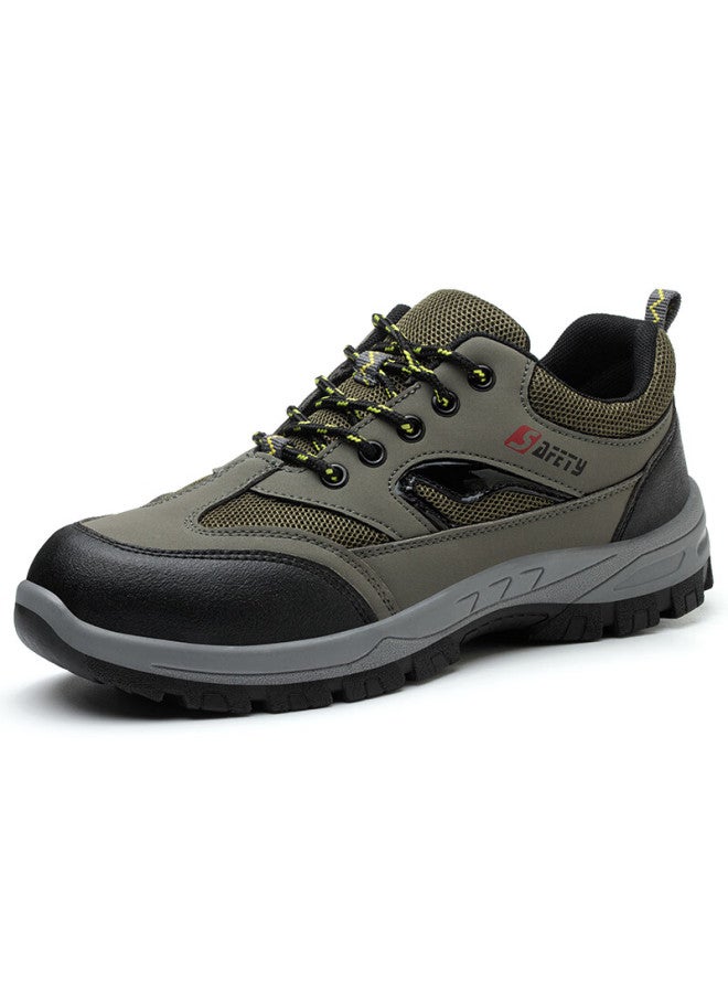 Old housekeeper Laoguanjia Safety Shoes For Men, Summer Breathable Steel Toe Anti-Smashing Anti-Puncture Wear-Resistant Non-Slip Work Safety Functional Shoes 502 43 - Image 5
