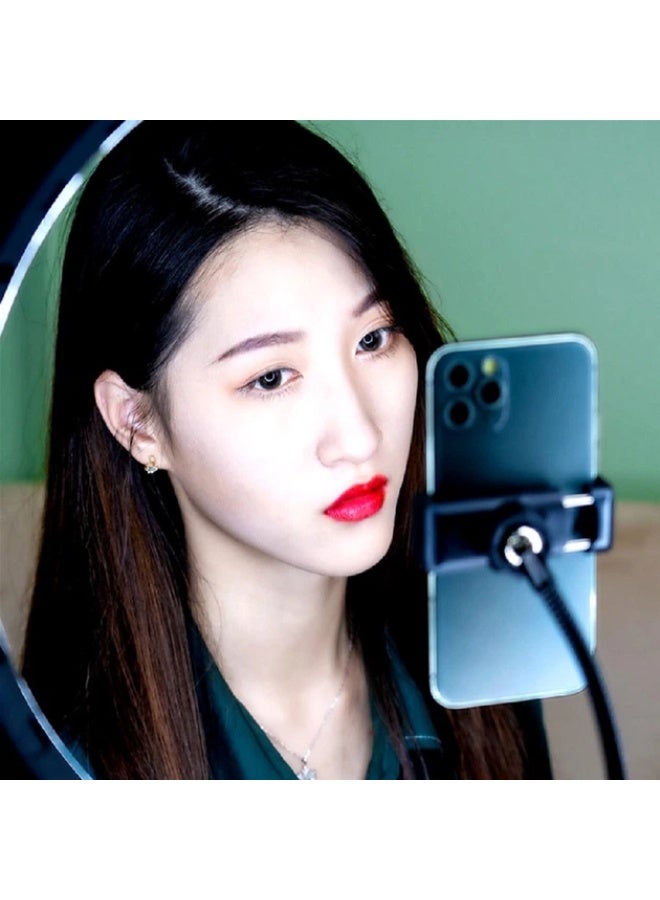 روتاكو حامل ثلاثي القوائم للبث المباشر RTAKO ZJ-ZBT01 مع إضاءة حلقية وحامل أرضي للهواتف المحمولة - Image 4