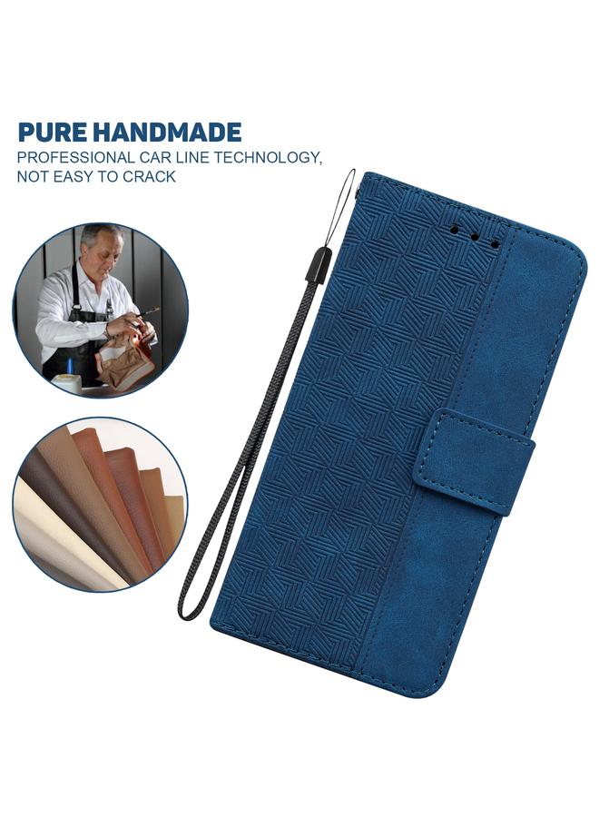 S-TOP Case For Samsung Galaxy S21 Ultra 5G Geometric Embossed Leather Phone Case - Image 4