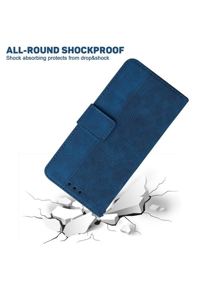 S-TOP Case For Samsung Galaxy S21 Ultra 5G Geometric Embossed Leather Phone Case - Image 5