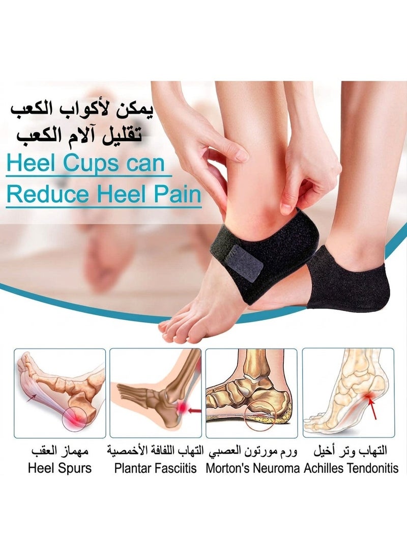 jaexest جوارب ضغط الكاحل لعلاج التهاب اللفافة الأخمصية - مشد داعم لتخفيف آلام قوس القدم والكعب، زوج واحد - Image 3