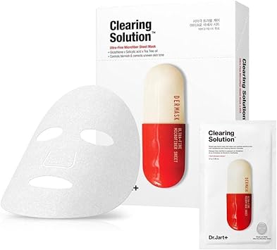 Dr. Jart DRJART Dr Jart Dermask Micro Jet Clearing Solution Mask 1Box5pcs Sakura Cherry Blossom Under Eye Masks 1 Pair 7 Piece Set - Image 2