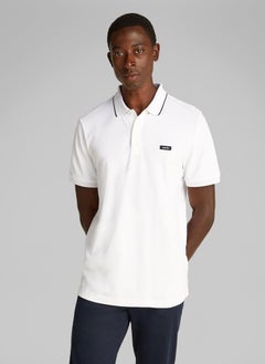 CALVIN KLEIN Stretch Pique Short Sleeve Polo  - Image 1