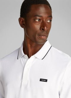 CALVIN KLEIN Stretch Pique Short Sleeve Polo  - Image 3