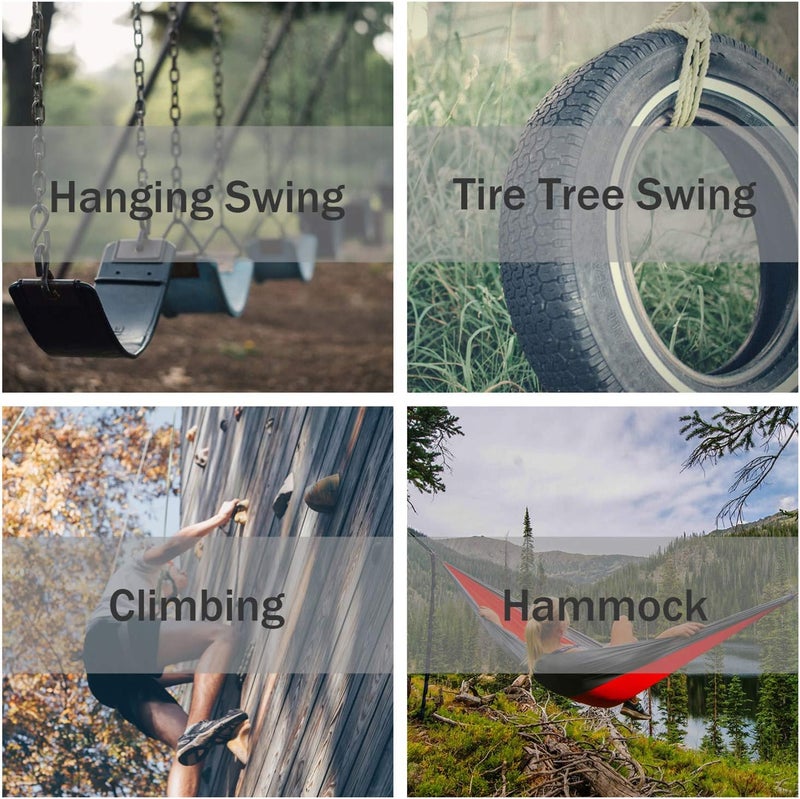 PROND Swing Swivel 35kN Safest Rotational Device, Swing Spinner, Carabiner Swivel, Climbing Rope Swivels for Children’s Web Tree Swing Setting, Aerial Dance, Hanging Hammock - Image 5