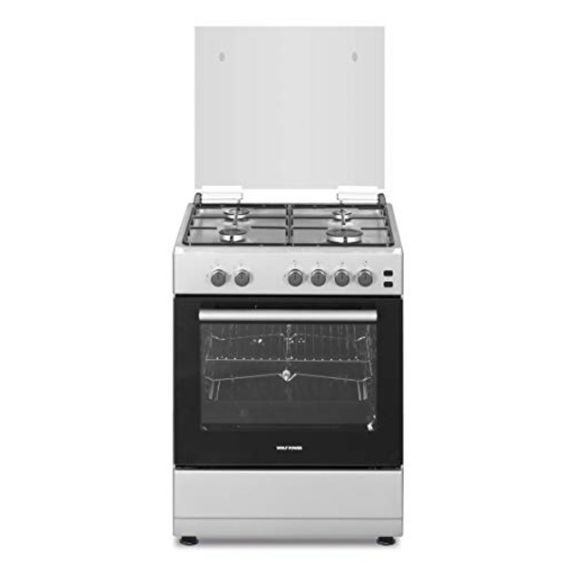 60 Cm, Gas Cooking Range With 4 Gas Burners, Automatic Ignition, Stainless Steel,,1 Year Warranty - Image 4