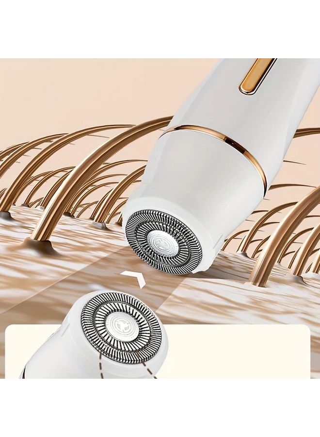 Feiyba 3 في 1 جهاز إزالة الشعر الأيوني الأبيض لاسلكي USB للنساء للوجه والجسم - Image 2