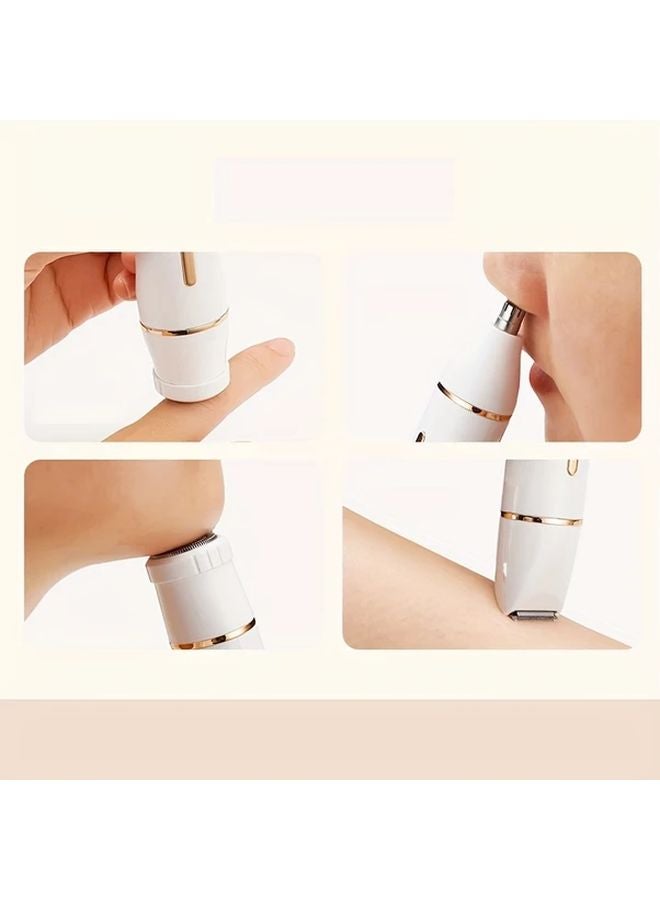 Feiyba 3 في 1 جهاز إزالة الشعر الأيوني الأبيض لاسلكي USB للنساء للوجه والجسم - Image 5