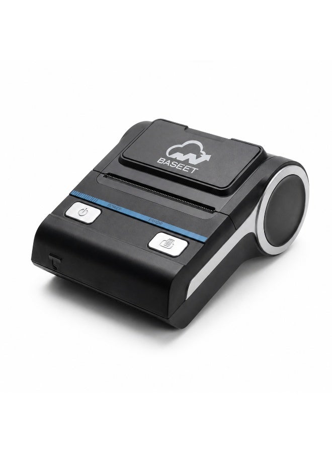 BASEET BAS-374 Desktop Thermal Receipt Printer 80x80 for POS Retail Shops & Commercial Billing - Image 1