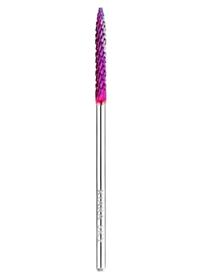Kiara Sky Under Nail Cleaner Drill Bit - Carbide Bit with an X-Cut Design - PURPLE - Image 1