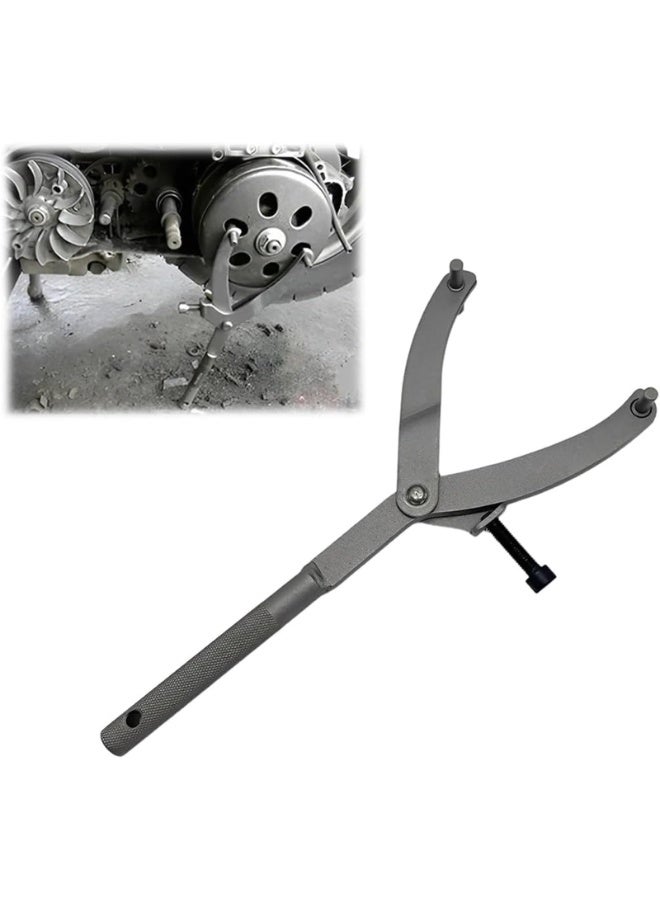Generic Fly Wheel Clutch Hub Spanner Wrench, Adjustable Flywheel Caliper Magneto Puller Repair, Motorcycle Accessories Y-type Flywheel Wrench Removal Tool for Scooter Scooter Dirt Bike Go Kart  - Image 5