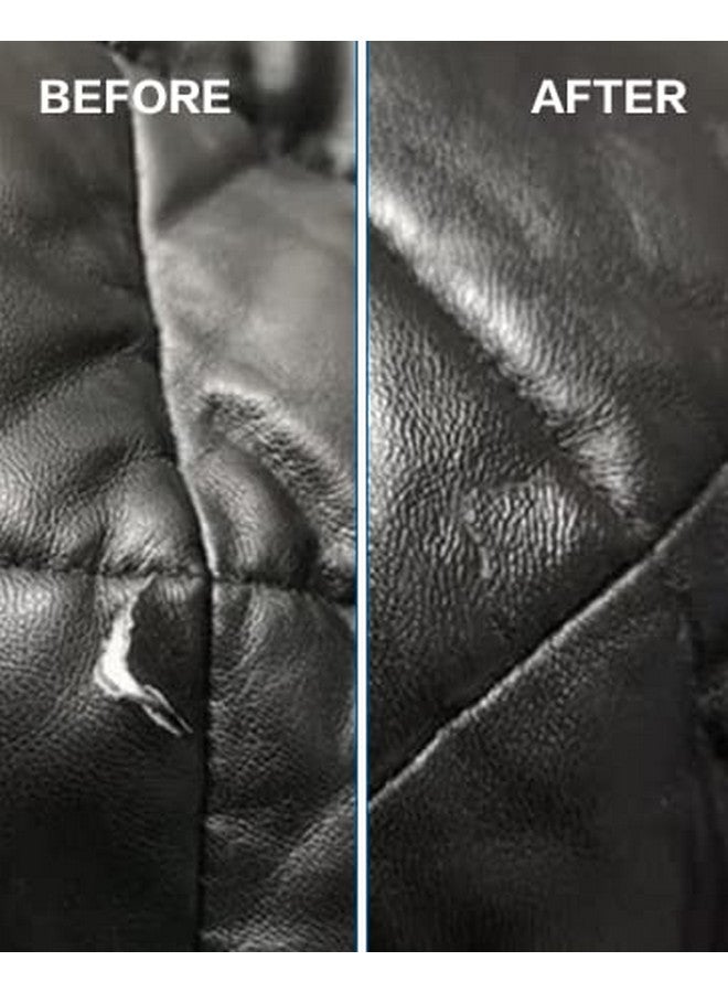 Cosmos Star™ Leather Repair Patch, Self-Adhesive Leather Repair Tape kit, 4 x 8 inch Vinyl Leather Patches for Furniture Sofa Car Seats Couch Chairs Shoes Handbags Jackets (7 pieces, BLACK) - Image 2