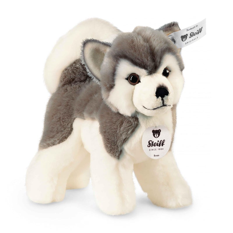 Steiff Bernie Husky Plush GreyWhite - Image 2