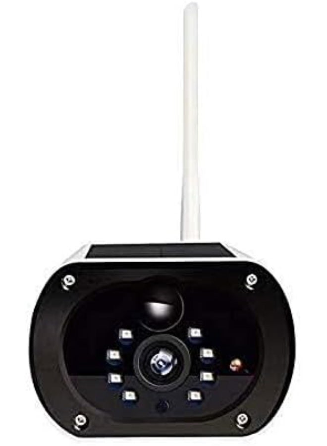 كاميرا أمن لاسلكية خارجية بالطاقة الشمسية – زووم ذكي 4x، واي فاي، مراقبة عن بُعد عبر الموبايل، بطارية مدمجة، اتصال صوتي ثنائي الاتجاه - Image 2