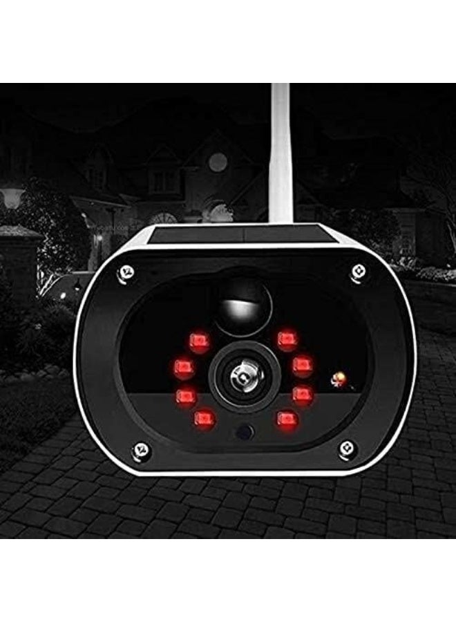 كاميرا أمن لاسلكية خارجية بالطاقة الشمسية – زووم ذكي 4x، واي فاي، مراقبة عن بُعد عبر الموبايل، بطارية مدمجة، اتصال صوتي ثنائي الاتجاه - Image 3