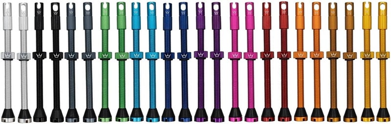 Peaty's Mk2 Tubeless Valves for Bicycles - 42mm, Slate - Image 2